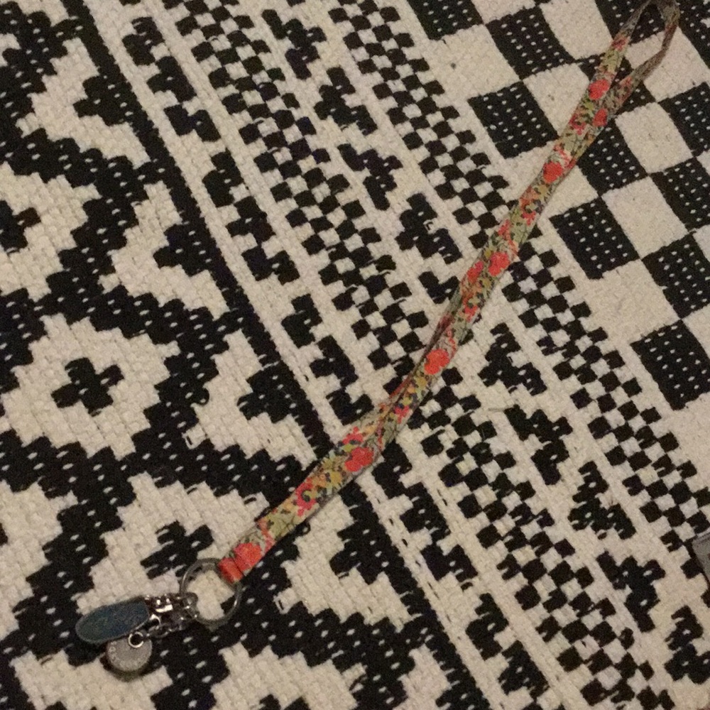 Cute floral pattern lanyard